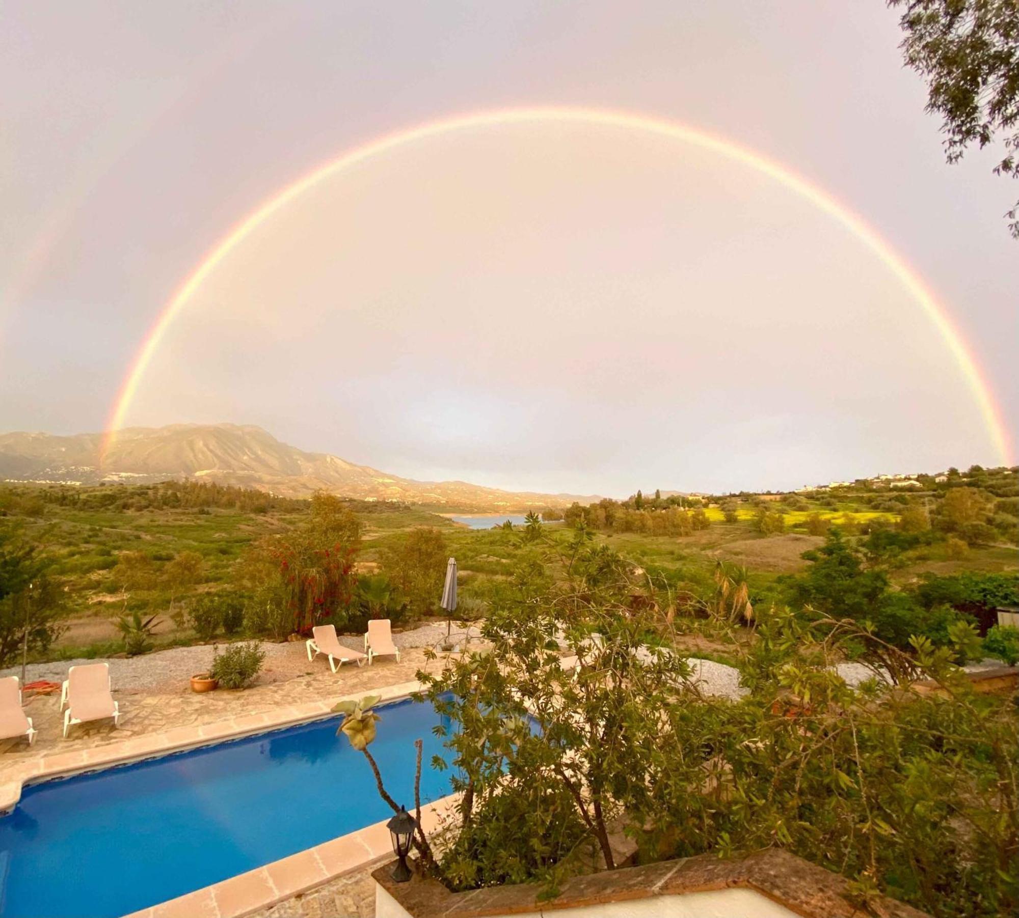 La Rustica En Vinuela, Piscina Privada Villa Eksteriør billede